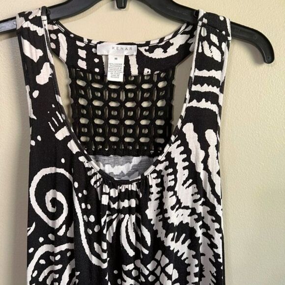 Kenar medium black and white tank top - Picture 2 of 4